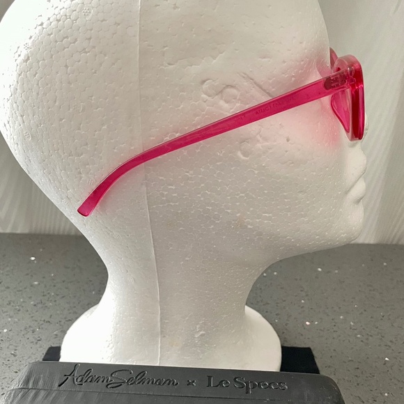 ADAM SELMAN X LE SPECS THE LAST LOLITA CAT-EYE ROSE TINTED SUNGLASSES - Picture 6 of 13
